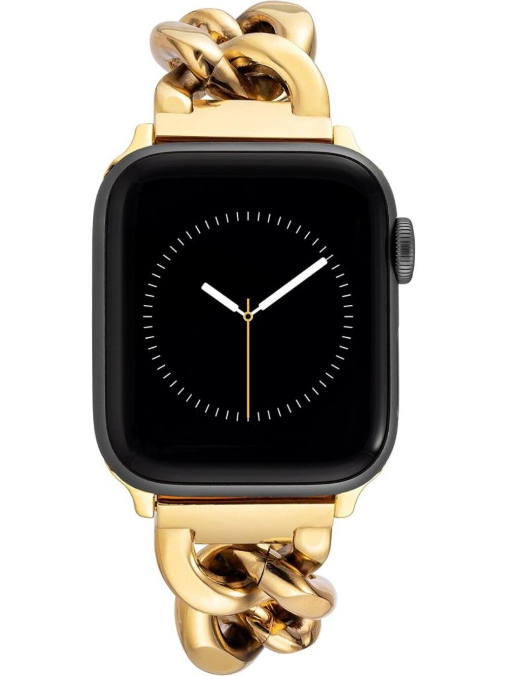 Stylish Adjustable Chain Bracelet for Apple Watch, Secure Fit, Replacement Band